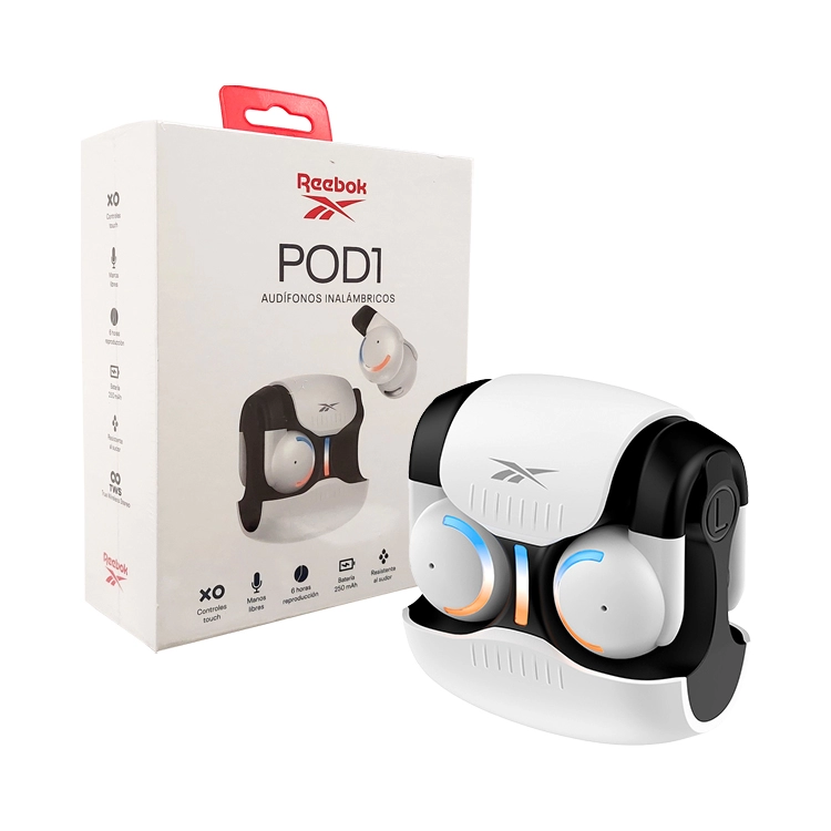 Auriculares Reebok POD1 RBK-TWP1-W Blanco Art.LREEB0004